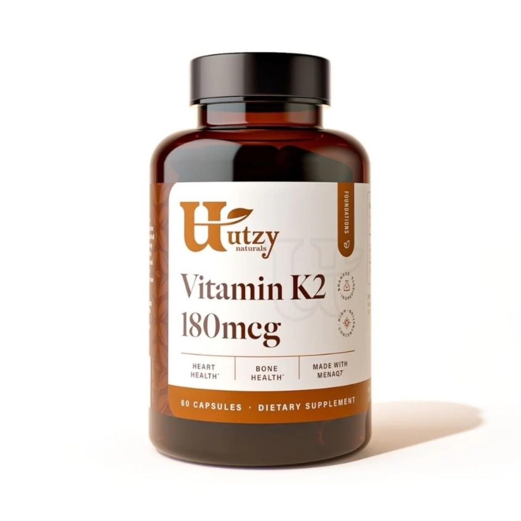 Utslitt Naturals Vitamin K2 | 180mg MenaQ7® Form av K2 |