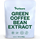 Purisure Grønn Kaffebønne Extract 150g, Grønn Kaffe med klorogensyre, Body Detox og rengjøring for kvinner og menn, naturlig aptititt Suppliant å støtte vitalitet og energi, 750 serveringer