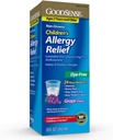 GoodSense Barneallergi medisin, 24 timer Loratadin oral løsning 5 mg/5 ml, Dye-fri, Ikke-Drowsy Antihistamine, Grape Flavor, alder 2 og eldre, 8 oz