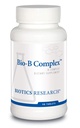 Biotika Forskning Bio B kompleks høy potens B-kompleks med folat og vitaminer B2, B6 og B12 for energiproduksjon, støtter kardiovaskulær funksjon, metabolske veier, hjerne helse 90 faner