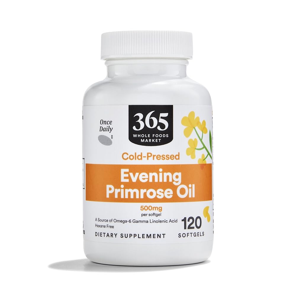365 av hele matmarkedet, Aften Primrose Olje 500 mg, 120 greve