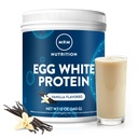 MRM Ernæring Egg Hvitt Protein | Vanilla Flavored | 23 g fettfritt protein | med digestive enzymer | Høyeste biologiske verdi | klinisk testet | 10 serveringer