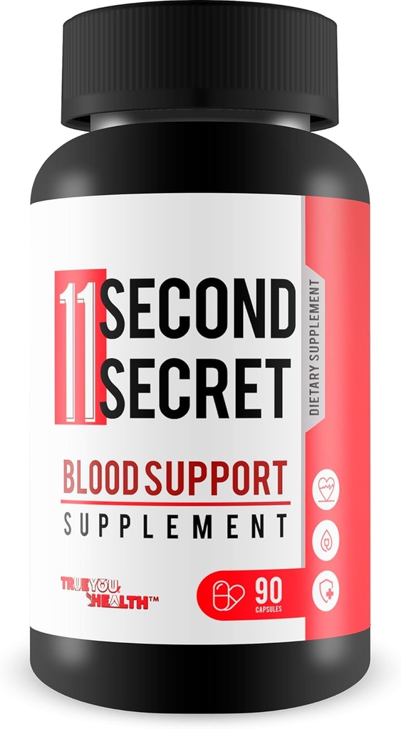 11 Second Secret Blood Support Supplement - vår beste sukker helse blod helse formel - avansert blod helse formel - gurkemeie berberine kanel gluco støtte Supplement