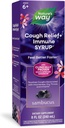 Naturens vei Sambucus Cough Relief +(1) Immun Syrup*, føler seg bedre raskere(1) klinisk bevist sørafrikanske Geranium, med Elderberry Extract, vitamin C & Zinc, 8 Oz (Packing May Vary)
