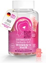 IvyBears Håret Vitamin Gummies med komplekse Biotin, kollagen, folsyre, vitamin B7, og keratin for hår, hud og negler - vegansk hårvekst og 100% vitamin boost - 60% count, 1 måned forsyning