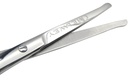 Avrundet rustfritt stål ansiktshår Scissors – Safety Scissors for nesehår, øyenbryn, øyenvipper, mustasje, skjegg og baby negler