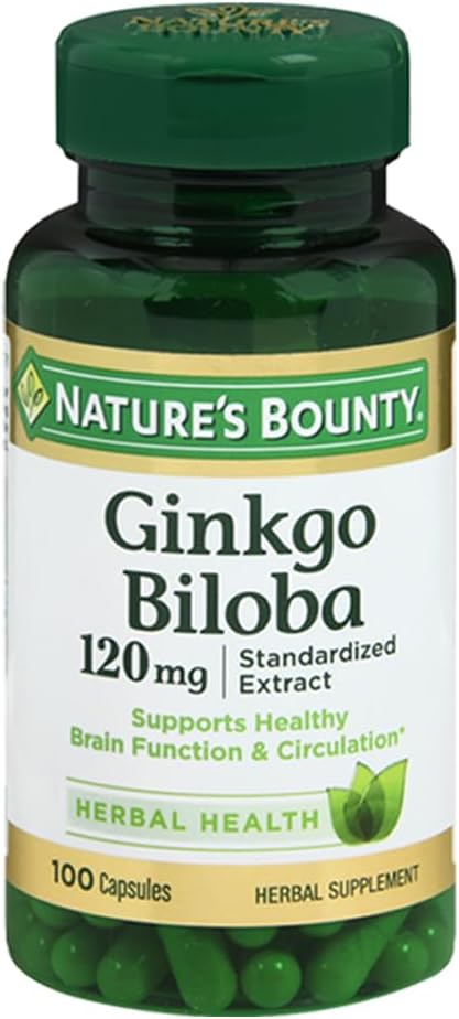 Naturens Bounty Ginkgo Biloba 120 mg 100 CT