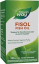 Naturens måte Fisol Fish Oil, Enterisk Coated, støtter kardiovaskulær og felles helse*, Mega Potency Omega-3s, 180 Softgels (pakke May Vary)