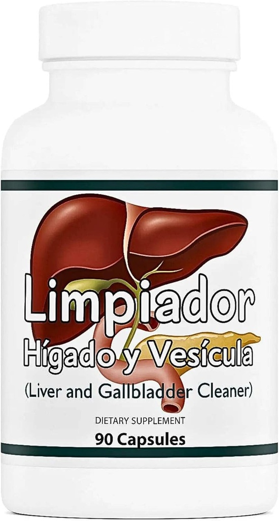 Limpiador Hígado y Vesícula, Liver Support, Melk Thistle Extract, 90 kapsler