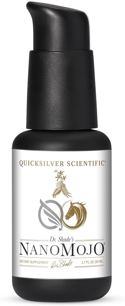 Quicksilver Scientific NanoMojo - Mannlig spesifik utholdenhet Elixir & Energi Boost Support - 19 urter inkludert Epimedium for menn, Rhodiola Extract, Herbal Ginseng og Adaptogene urter (1.7oz / 50ml)