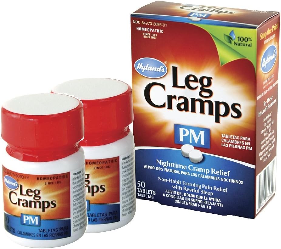 Hyland's Ben Cramps PM Tabletter, 50 greve (pakke med 2)