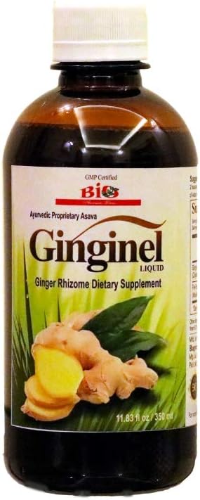 Ginginel væske, Ginger Supplement, Fermentert flytende ekstrakt - 11.83 fl oz, fremmer dialyse, reduserer toksin akkumulering i kroppen og leddene, Vegan