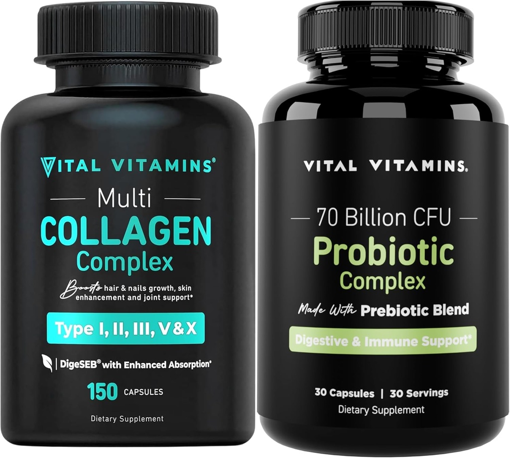 Vitaminer Multi Collage Capsules + Probiotiske kompleks