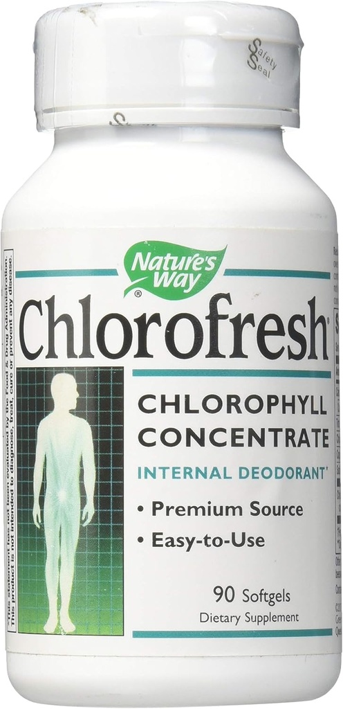 Naturens vei Klorofrisk, 90 Softgels