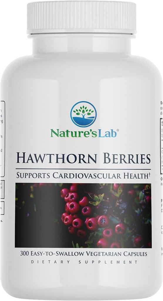 Naturens Lab Hawthorn Berries - 300 Kapsler