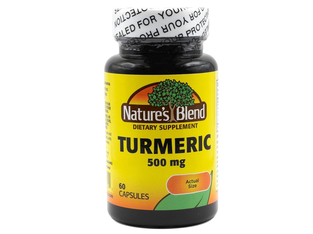 Naturens blanding gurkemeie 500 mg 60 kapsler