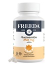Freeda Niacinamid - Vitamin B3 Niacinamid 250 mg - Vegetarisk Ingen Flush Niacin Formula - B3 Vitaminer Niacinamid Supplement - Niacin Flush Gratis Niacin Supplement Vitamin B3 Nicotinamid, 500 Kapsler