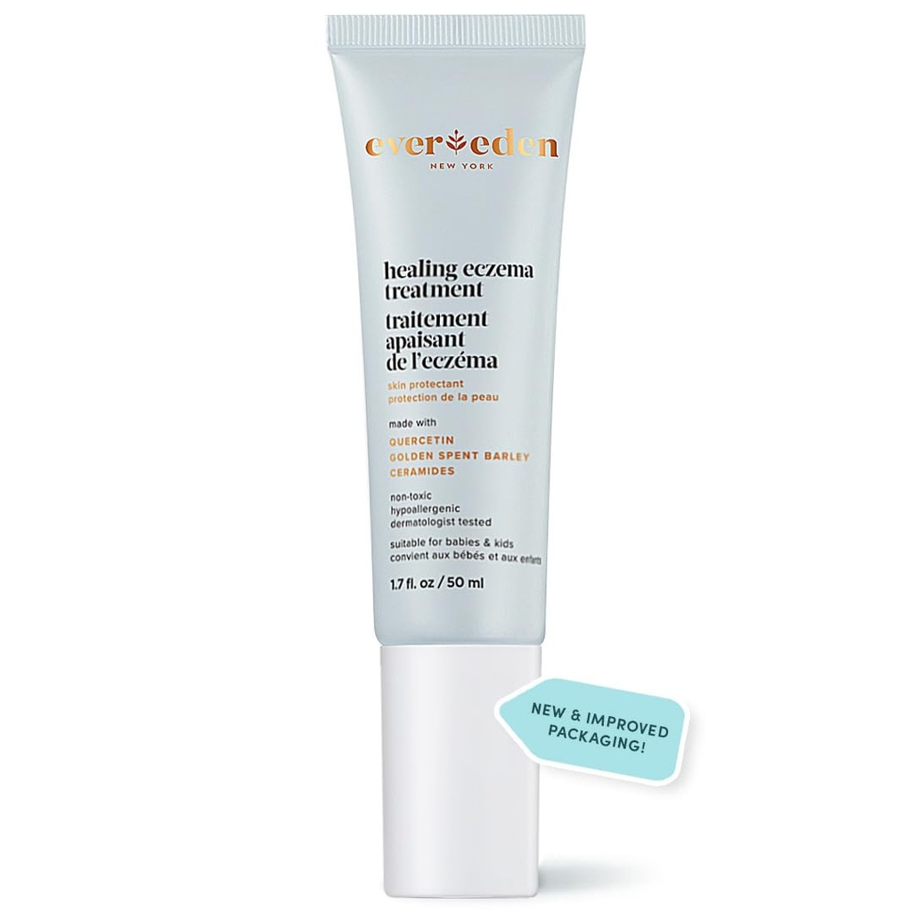 Evereden Healing Eczema behandling, 1,7 fl oz | Eczema Cream | Clean og Fragrance Gratis krem for babyer, barn og voksne | FSA kvalifisert