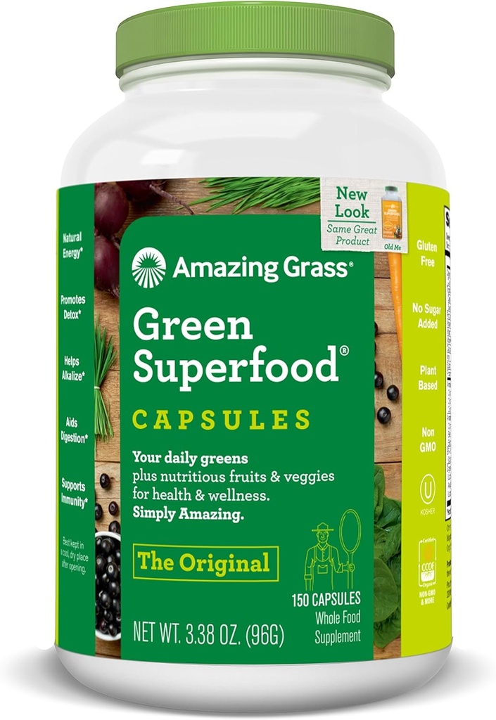 Amazing Grass Grønn SuperFood Original, 150 Count