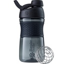 BlenderBottle SportMixer Shaker Flaske Perfekt til proteinshake og pre trening, 20-Ounce, svart