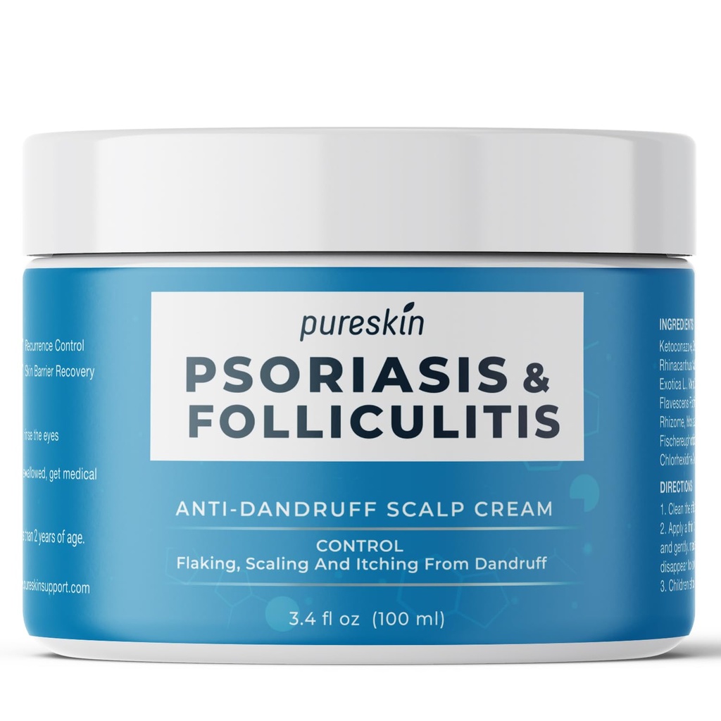 Scalp Soothing Cream for flammende hud, midlertidig relief av utseendet på tørr rød hud, 100ml