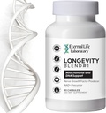 NAD+ Supplement med CoQ10 200mg, PQQ, Nicotinamid Riboside, Shilajit for anti-aldring hud og celle vitality langvarig blanding #1 laget med Himalayan Shilajit og NAD - 30 Veggie kapsler