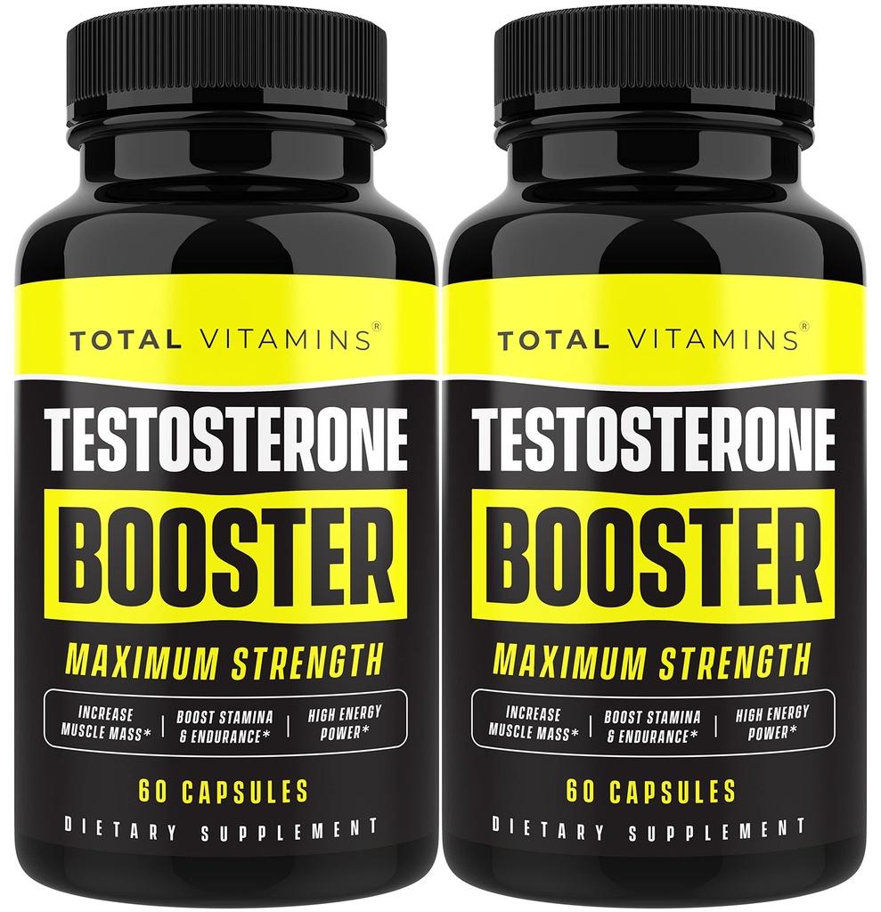 Testosteron booster - Testosteron Supplement for menn - mannlig forsterkende kosttilskudd - Testosteron booster for menn Alpha piller for test boost Max muskelvekst, libido, energi og utholdenhet piller