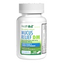 HealthA2Z® Mucus Relief DM | Dextromethorphan HBr 20 mg Guaifenesin 400 mg | No Benzene | Cough, umiddelbar frigivelse, ubelagt (120 antall (pakke av 1))