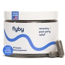 Flyby Recovery Supplement - All the Hang, Uten Over!TM - med Melke Thistle, Vitamin C, Aktivert Charcoal, og Apple Cider Vinegar - Pre & Post Drikke formel (80 Count)