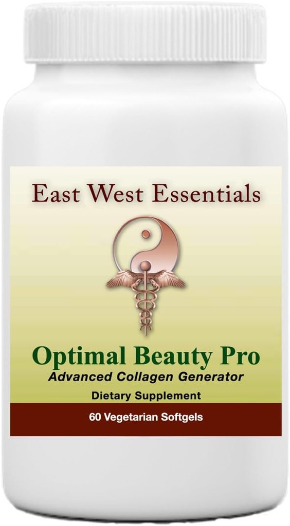 Optimal Beauty Pro - Dietary Supplement av East West Essentials - fremmer tykkere, sunnere hår - Hjelper bygge kollagen - Reduserer fine linjer og krukker