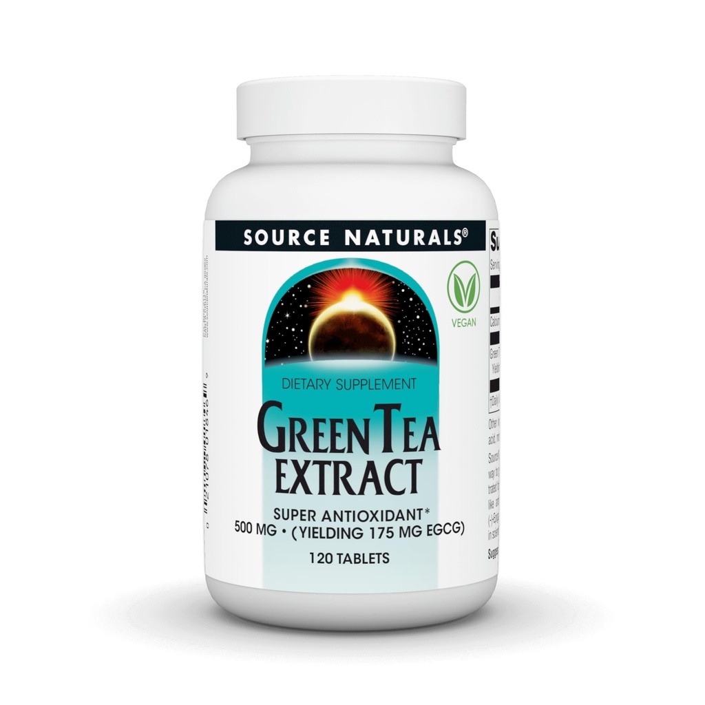 Kilde Naturals Green Tea Extract 500 mg Super Antioksidant - 120 tabletter