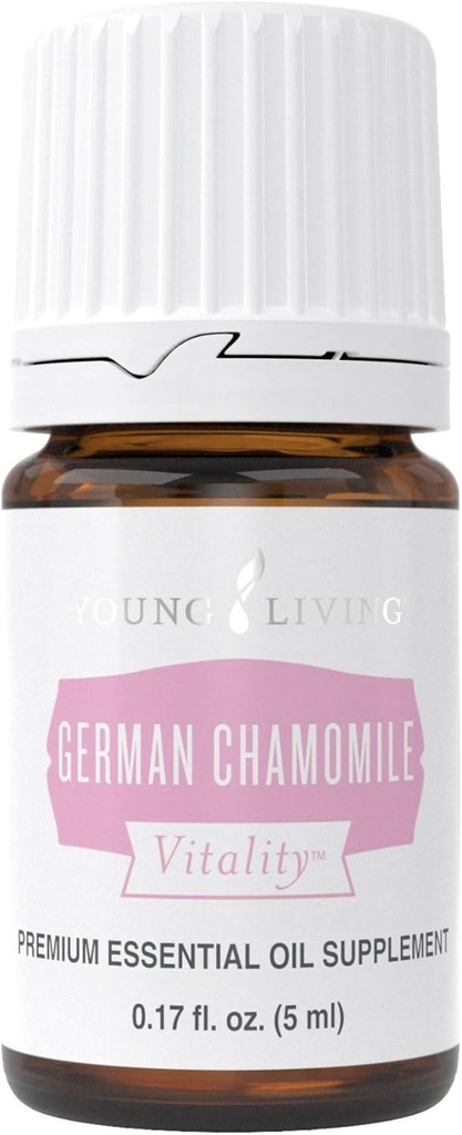 Ung Living - tysk kamille Vitality 5 ml | Antioksidant & naturlig ro støtte | Diett Supplement | Calming Aromaterapi | Ancient Herbal Remedy for avslapning