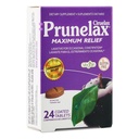 Prunelax Ciruelax Maksimum relief Laxative Tabletter med naturlig senna for anledninger, Senna ekstrakt, Vegansk & Glutenfri, Gentle Overnattings Relief - 24ct