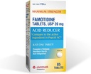 Glenmark Maksimal styrke famotidintabletter, 20 mg, syrereduser for Heartburn Relief, 85 teller