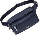 Baggalini Securtex Anti-Theft Belt Fanny Pack for kvinner RFID Lommebok Låsing Zipper-Travel Bag Crossbody Purse