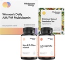 Chill Out Bundle | Myo Inositol & D Chiro Inositol | KSM 66 Ashwagandha Supplement | Premium Biotilgjengelig daglig Multivitamin for kvinner med jern og folat | Organic Roasted Dandelion Root Tea