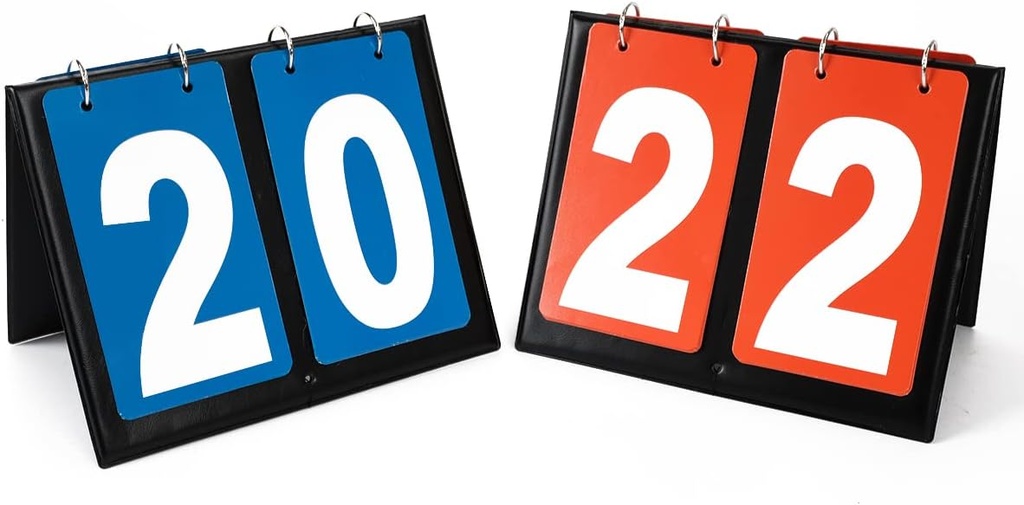 Bærbar tabell Topp Scoreboard Flipper, Multi Sports Score Flip Scoreboard Score Holder
