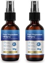 Generic 2 Fl Oz Magnesium Olje Spray - Ren og organisk - høy konsentrasjon Magnesium - Ikke-GMO, Glutenfri - Lett å Absorb - 2pc