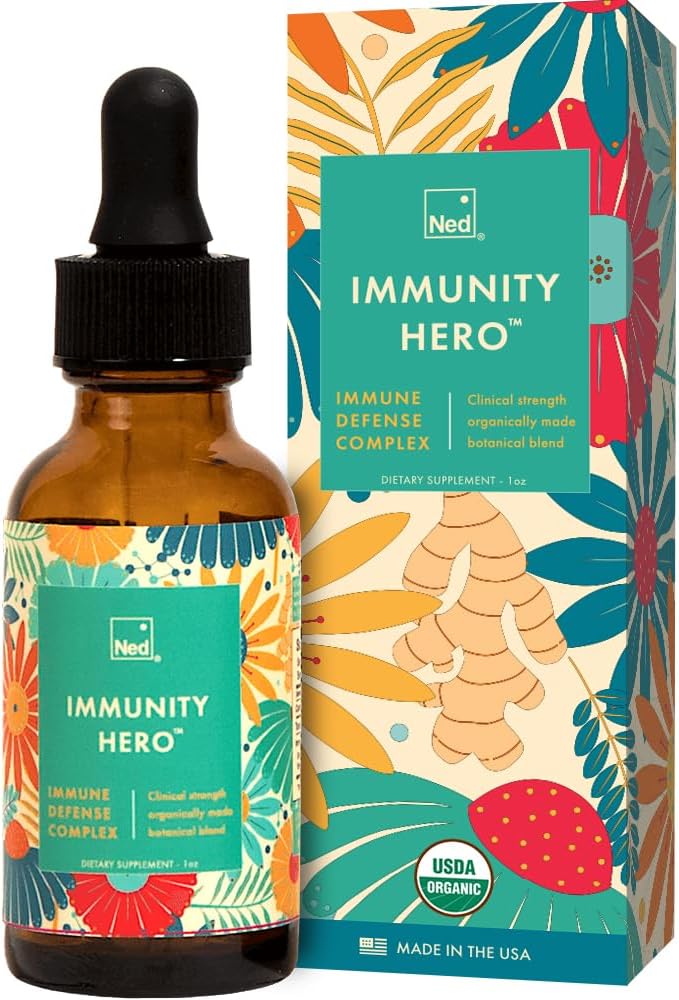 NedimmunitetsheltTM - Økologisk, Herbal immunstøtte til voksne - Immunforsterker med Echinacea og Astralagus
