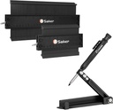 Saker Multi-funksjon Scribing Tool &Saker Contour Duplication Gauge(10 tommer + 5 tommer) (BLACK)