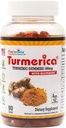 Turmeric Curcumin Gummies 100 mg med BioPerine Black Pepper for forbedret absorpsjon, 90 greve, laget i USA