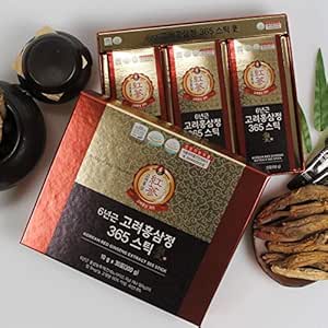 JUNGWONSAM 6 år Rød Ginseng 365 Stick Keiser