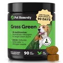 Gras Grønne Hunde Chews - Urine nøytralizer for Lawn, Hunde Pee Grass Hjelper Yard holde grønn adressering Burn flekker med probiotika og enzymer (Duck)