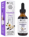 Pure Inventions Tranquility - Støtter avslapning - Vanilla og Kamille - Vanninfusjonsdråper - Ingen sukker, kalorier eller kunstige søtningsmidler - 60 porsjoner - 2oz