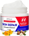 Natrullo Skin Repair Cream | Naturlig alle formål Ødeleggelse for Eczema, Itch Relief, Bites, Burner, Diaper Rash, Ringorm, Sårpleie | Reparer Redning Skincare Salve