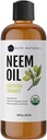 Kate Naturals Neem Olje for plantespray. 100% ren kald presset Neem konsentrat med Azadirachtin (16oz, trygt for kjæledyr, hunder)