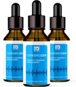 3 Pack - Cerebrozen Ear Drops - Cerebrozen, Cerebrozen 24, Cerebrozen 360 Hearing Support, Cerebrozen Drops, Cerebrozen Liquid, Cerebrozen Drops for Ears, 3 flasker i 3 måneder