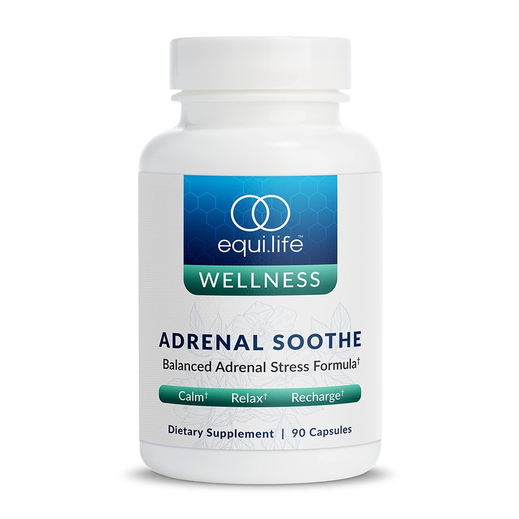 Equilife Herbal Support Supplement med Ashwagandha og L-Theanine, designet for daglig generell velvære, Kosttilskudd for menn og kvinner, Glutenfri, Vegan, Dairy Free, Ikke GMO, 90 Kapsler