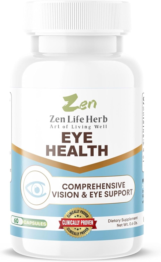 Eye Helse med Panax Notoginseng Astaxanthin Lutein og Zeaxanthin (60 kapsler)