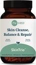 Ruved SkinTrio - Neem Supplement med organisk Neem Extract & Amla, hud og mikrobiom støtte Supplement - 60 vegetariske kapsler (1 greve)